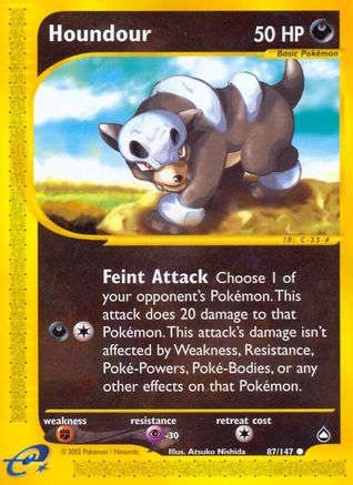 Houndour (87) 087  Aquapolis - Common