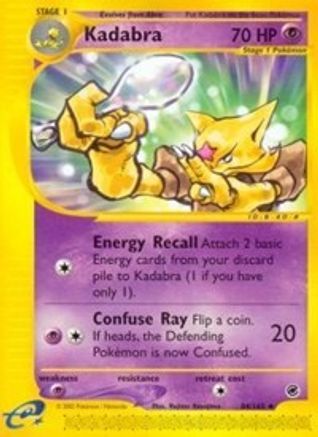 Kadabra 084  - Reverse Holofoil Expedition - Uncommon