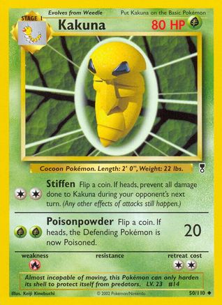 Kakuna  - Reverse Holofoil Legendary Collection - Uncommon