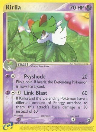 Kirlia  - Reverse Holofoil Sandstorm - Uncommon