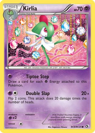 Kirlia RC9  - Holofoil Legendary Treasures Radiant Collection - Common