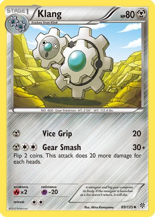 Klang  - Reverse Holofoil Plasma Storm - Uncommon