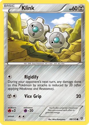 Klink  - Reverse Holofoil Plasma Storm - Common