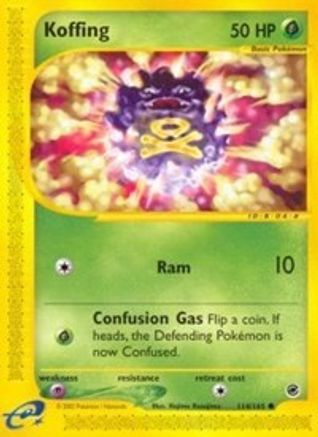 Koffing 114  Expedition - Common