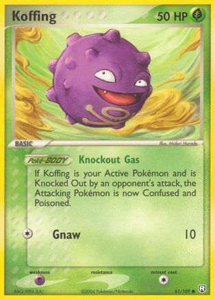 Koffing 061  Team Rocket Returns - Common