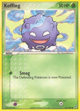 Koffing/107  Deoxys - Common