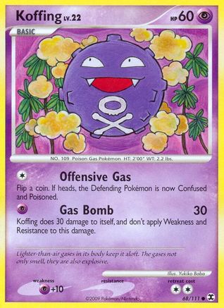 Koffing 068  Rising Rivals - Common