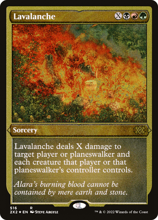 Lavalanche (Foil Etched) [Double Masters 2022]