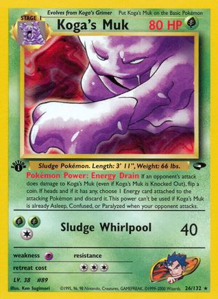 Koga's Muk 026  - Unlimited Gym Challenge - Rare