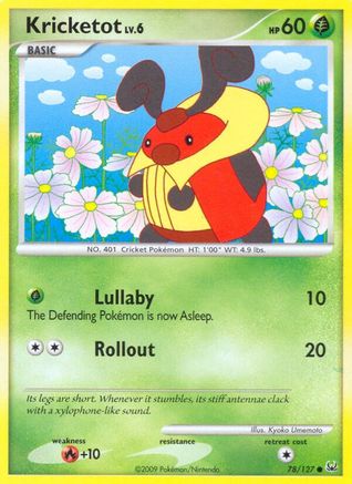 Kricketot 078  Platinum - Common