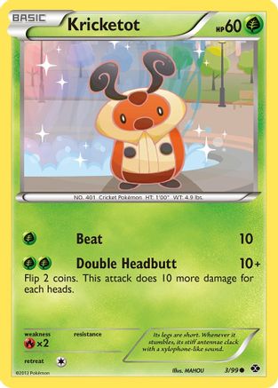 Kricketot  - Reverse Holofoil Next Destinies - Common