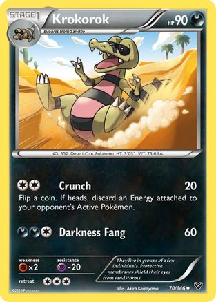 Krokorok  XY Base Set - Uncommon