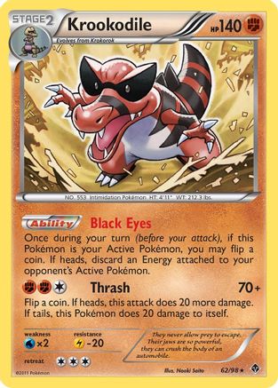 Krookodile  Emerging Powers - Rare