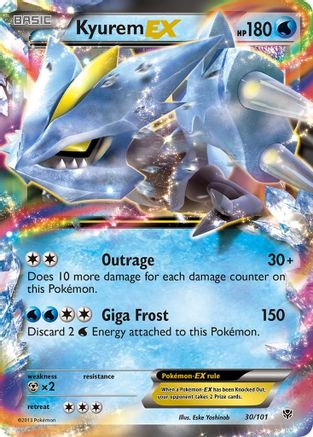 Kyurem EX  - Holofoil Plasma Blast - Ultra Rare
