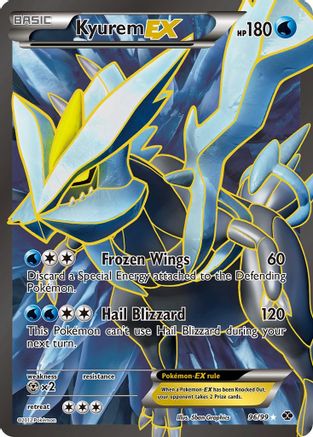 Kyurem EX (96 Full Art)  - Holofoil Next Destinies - Ultra Rare