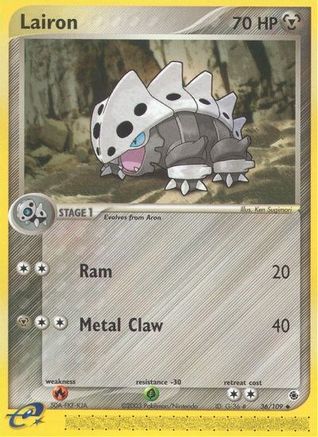 Lairon - 36/109/109  Ruby and Sapphire - Uncommon