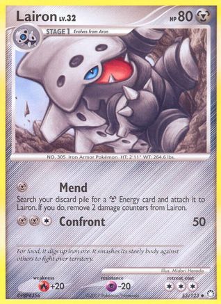 Lairon  - Reverse Holofoil Mysterious Treasures - Uncommon