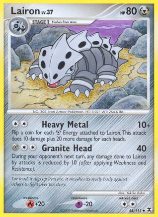 Lairon  - Reverse Holofoil Rising Rivals - Uncommon