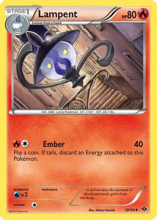 Lampent  - Reverse Holofoil Next Destinies - Uncommon
