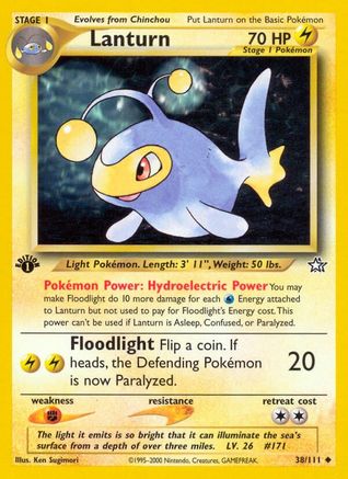 Lanturn 038  - 1st Edition Neo Genesis - Uncommon