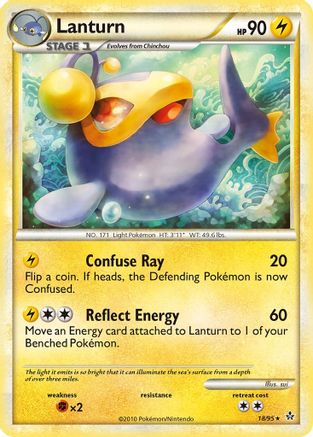 Lanturn  - Reverse Holofoil Unleashed - Rare
