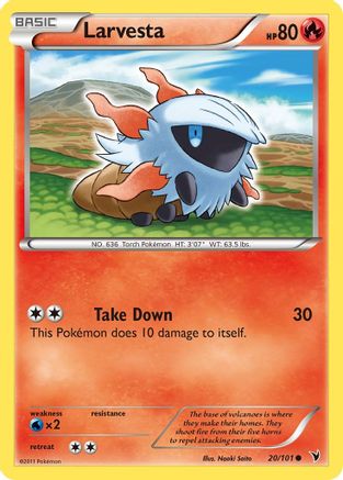 Larvesta (20)  Noble Victories - Common