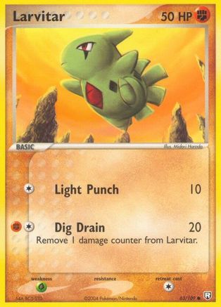 Larvitar - 063/109/109  Team Rocket Returns - Common