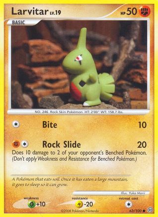 Larvitar 063  Stormfront - Common