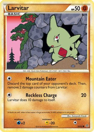 Larvitar (50) 050  Unleashed - Common