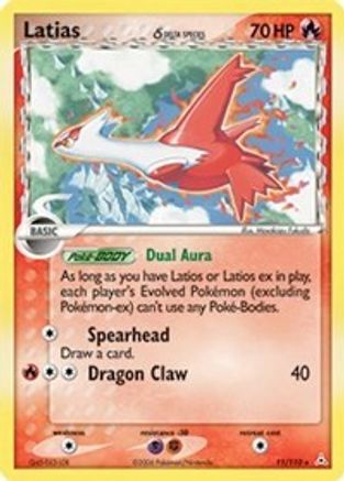 Latias - 011/110 (Delta Species)/110  - Reverse Holofoil Holon Phantoms - Holo Rare