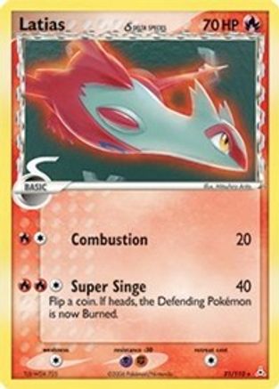 Latias (Delta Species) 021  Holon Phantoms - Rare