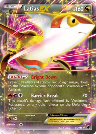 Latias EX  - Holofoil Plasma Freeze - Ultra Rare