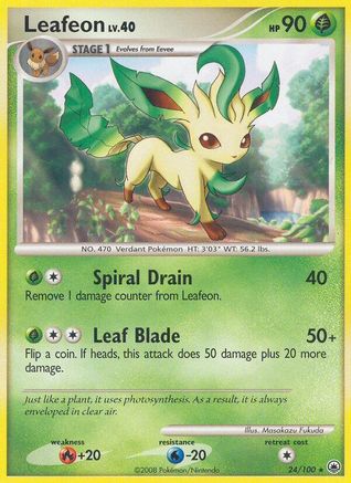 Leafeon (24)  Majestic Dawn - Rare