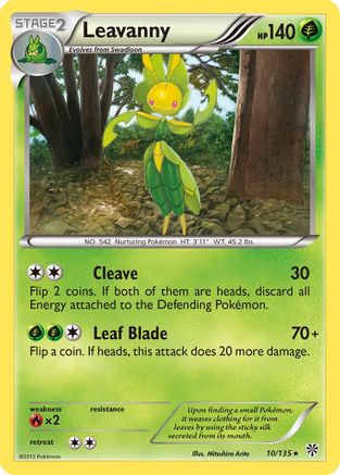 Leavanny  - Reverse Holofoil Plasma Storm - Rare