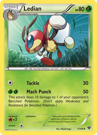 Ledian  XY Base Set - Uncommon