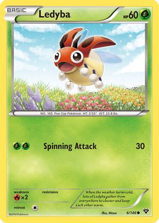 Ledyba  XY Base Set - Common
