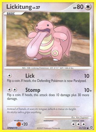 Lickitung  Secret Wonders - Common