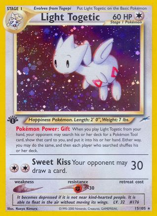 Light Togetic  - 1st Edition Holofoil Neo Destiny - Holo Rare