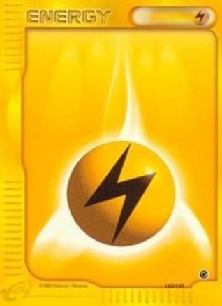 Lightning Energy 163  - Reverse Holofoil Expedition - Common