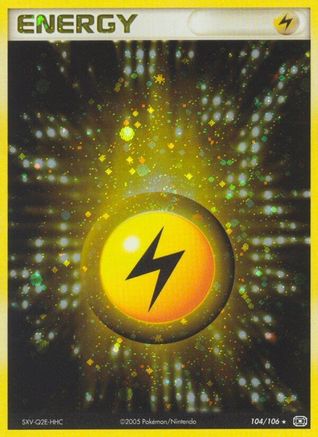 Lightning Energy  - Holofoil Emerald - Holo Rare