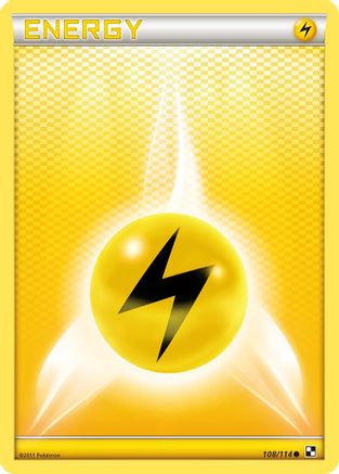 Lightning Energy  Black and White - Common