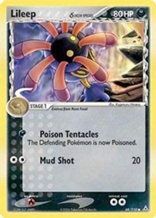 Lileep (Delta Species) 068  - Reverse Holofoil Holon Phantoms - Common