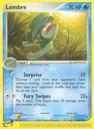 Lombre - 46/100/100  - Reverse Holofoil Sandstorm - Uncommon