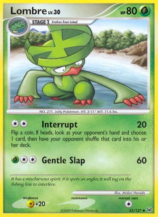 Lombre  - Reverse Holofoil Platinum - Uncommon