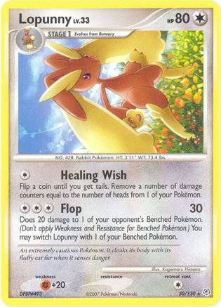 Lopunny  - Reverse Holofoil Diamond and Pearl - Rare