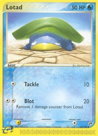 Lotad - 67/100/100  Sandstorm - Common