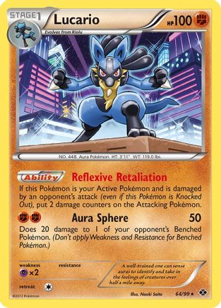 Lucario  - Holofoil Next Destinies - Holo Rare