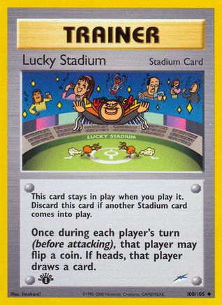 Lucky Stadium 100/105  - 1st Edition Neo Destiny - Uncommon