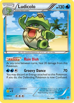 Ludicolo  Plasma Storm - Rare