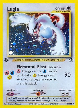 Lugia/111  - Unlimited Holofoil Neo Genesis - Holo Rare